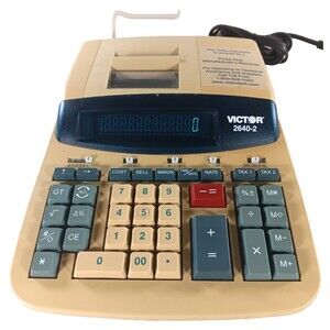Victor 2640-2 12-Digits Heavy Duty Commercial Printing Calculator